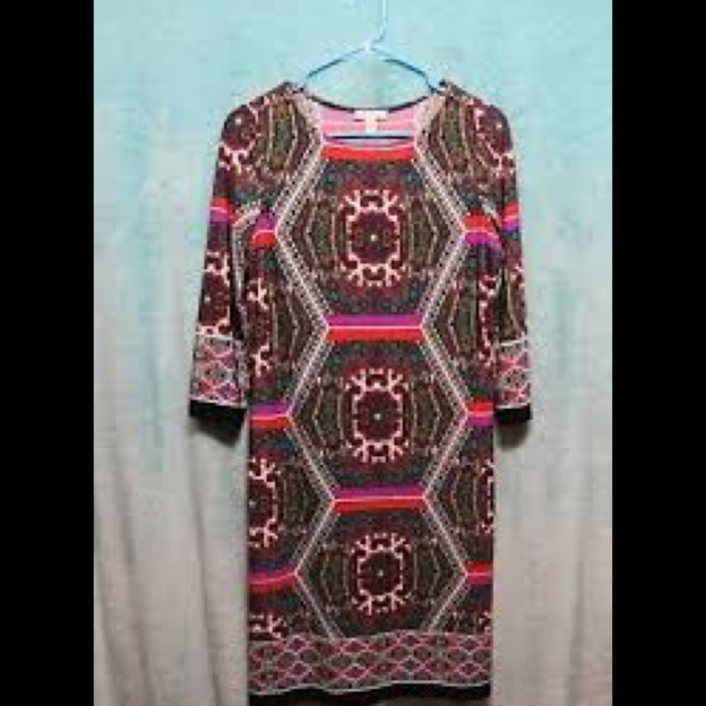 Maggy London Printed multicolor stretch dress -12
